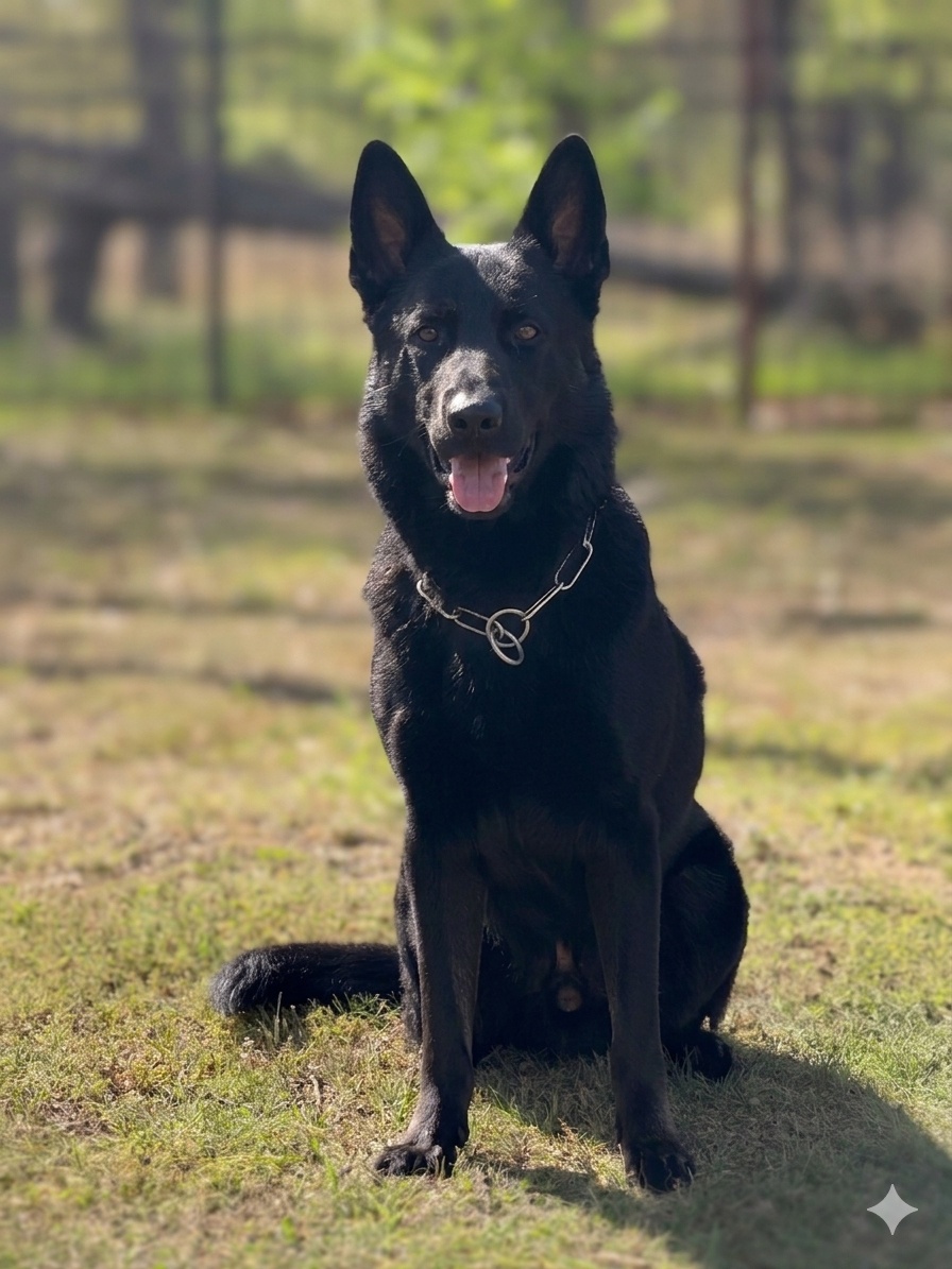 Pike protection dog for sale facing forward