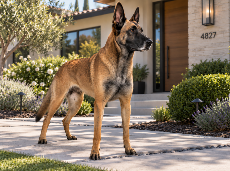 A protection dog from Scott's K9 in San Jose, CA.